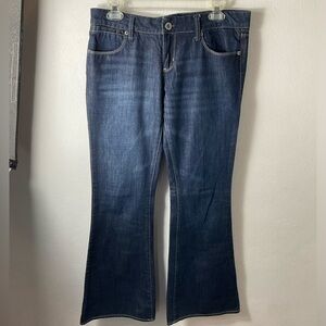 AEO‎ Real Flare Blue Jeans Sz 6 Reg